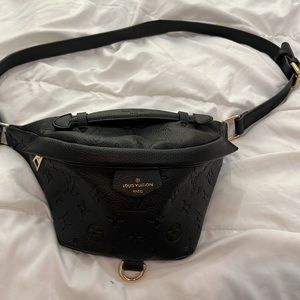 ❤️LV❤️ BlackMonogram Crossbody/Fanny Pack Empreinte bumbag belt bag